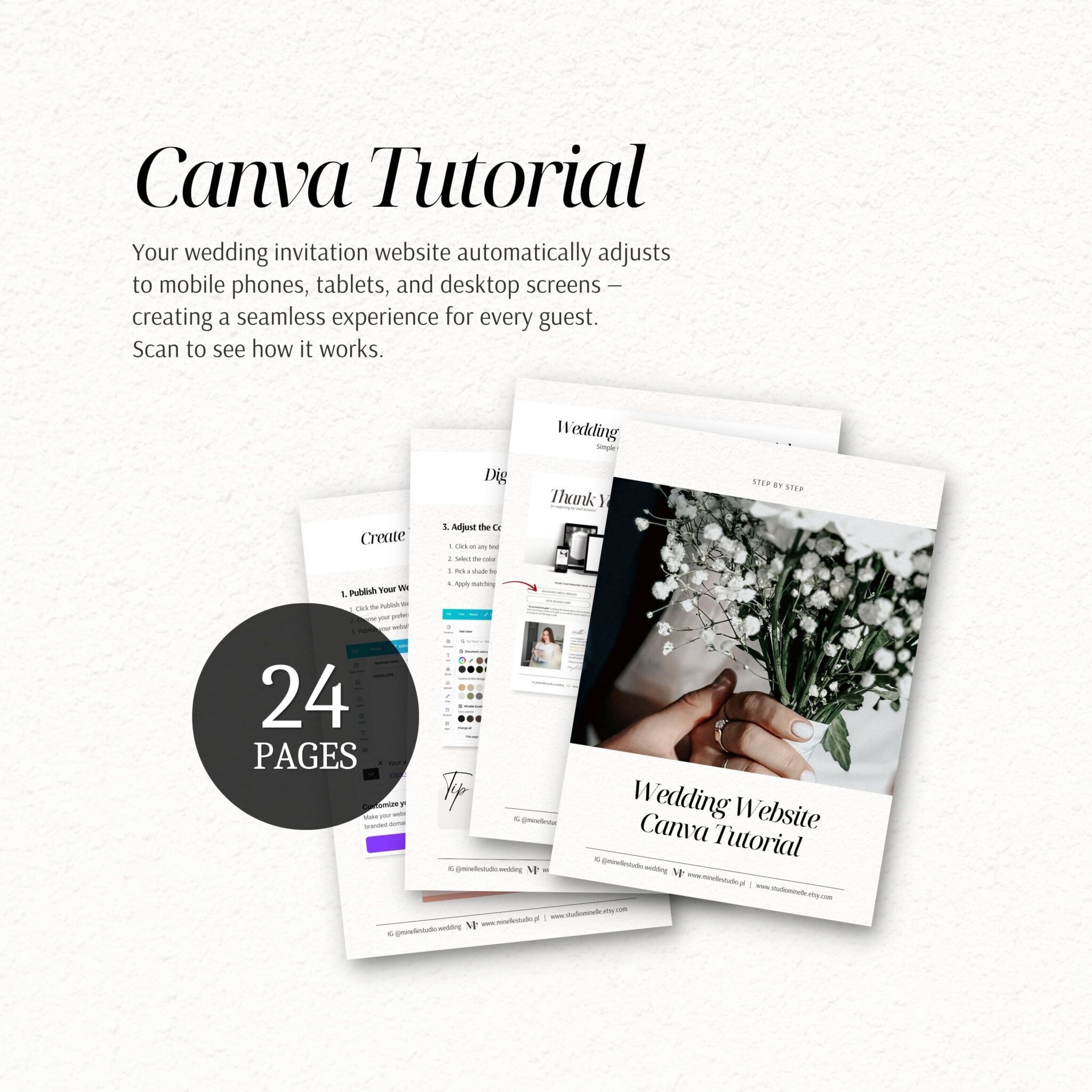 Burgundy Old Money Wedding Website Template with RSVP - Image 12