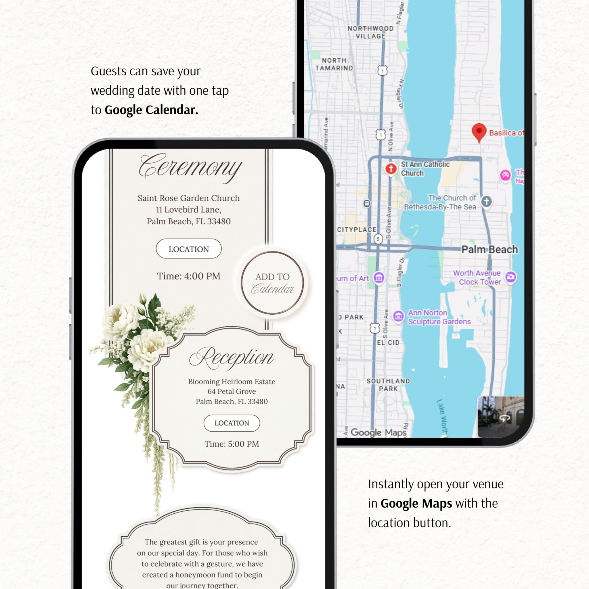 Sage Green Wedding Website Template with RSVP - Image 8
